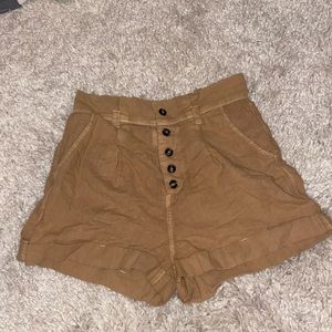 High waisted shorts